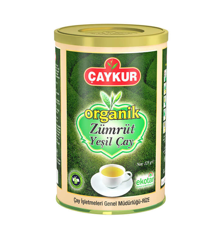 Organic Emerald Green Tea 125g (Cylindrical Tin)